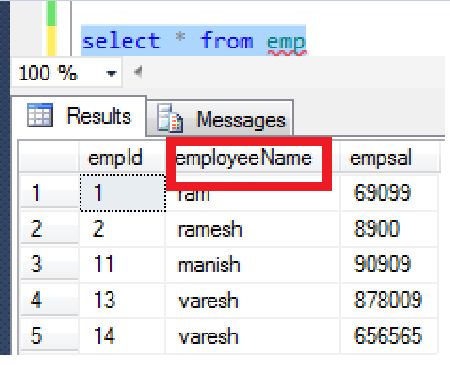 Sql Server Update Query Table Aliases