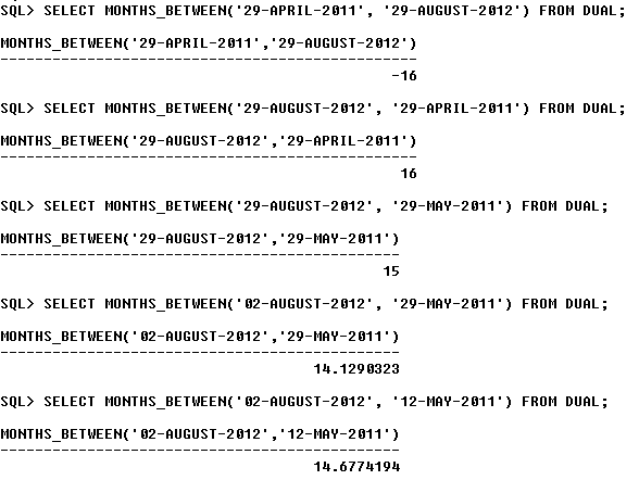 Get Number Of Days Between Two Dates In Oracle Sql