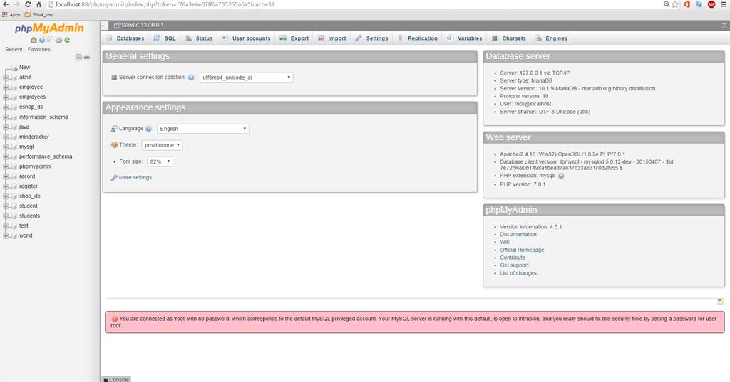 phpmyadmin