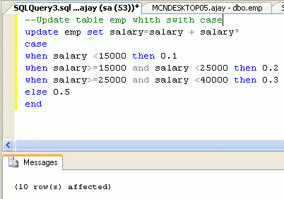 Free download Case In T-Sql Update programs